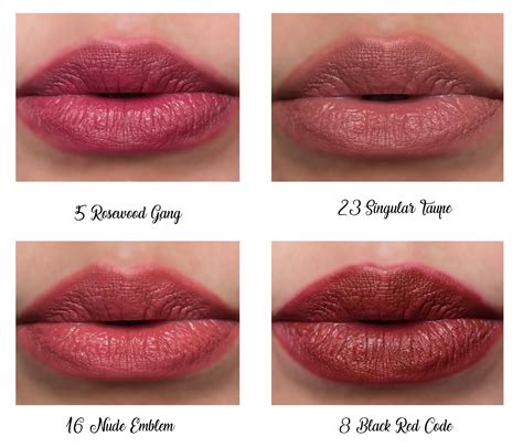 ysl stain tatouage swatches|YSL tatouage couture lip color.